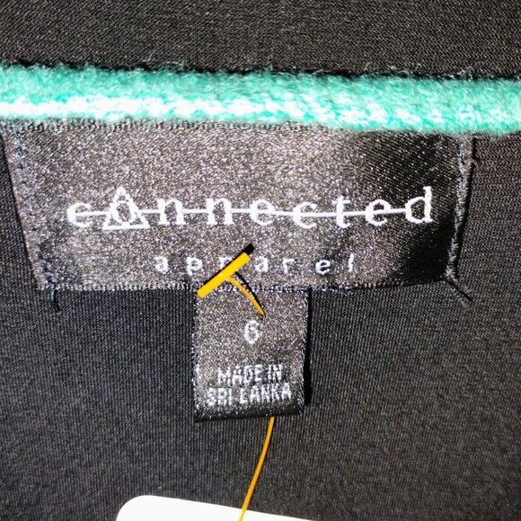 Connected apparel dress short sleeve black and white - Picture 4 of 11